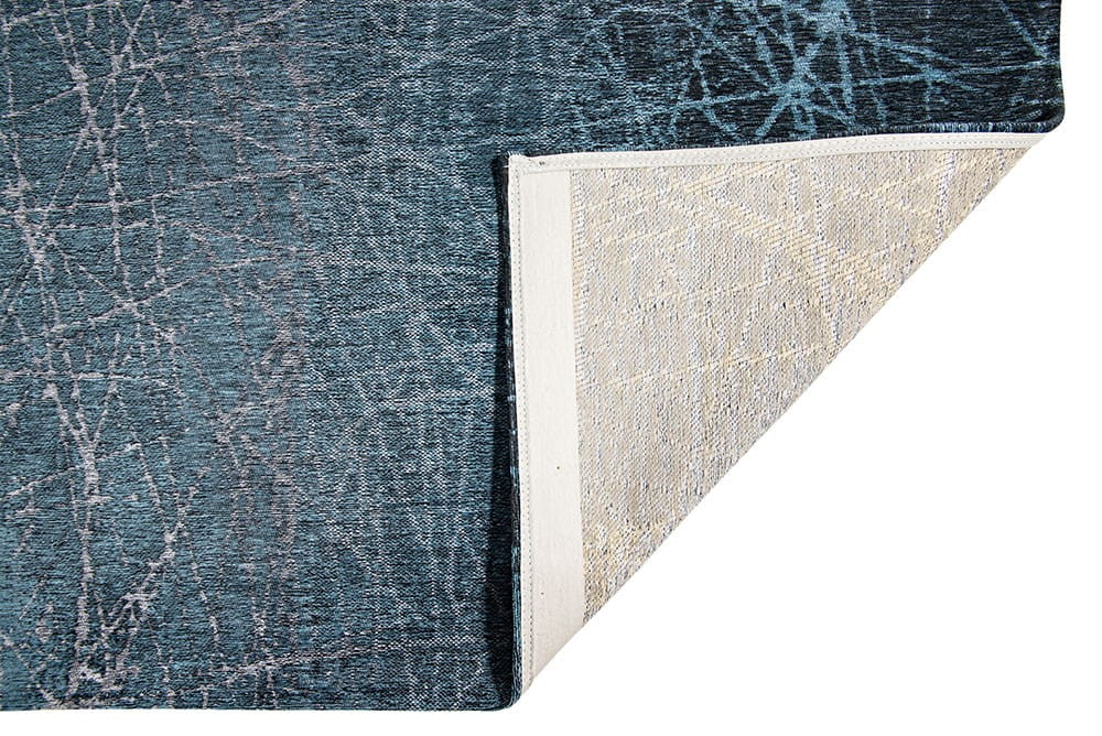 ! 1 szt OKAZJA ! 24H Niebieski Dywan Louis De Poortere Nowoczesny - POLAR VORTEX 8877 140 cm x 200 cm