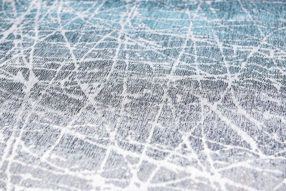 ! 1 szt OKAZJA ! 24H Niebieski Dywan Louis De Poortere Nowoczesny - POLAR VORTEX 8877 140 cm x 200 cm