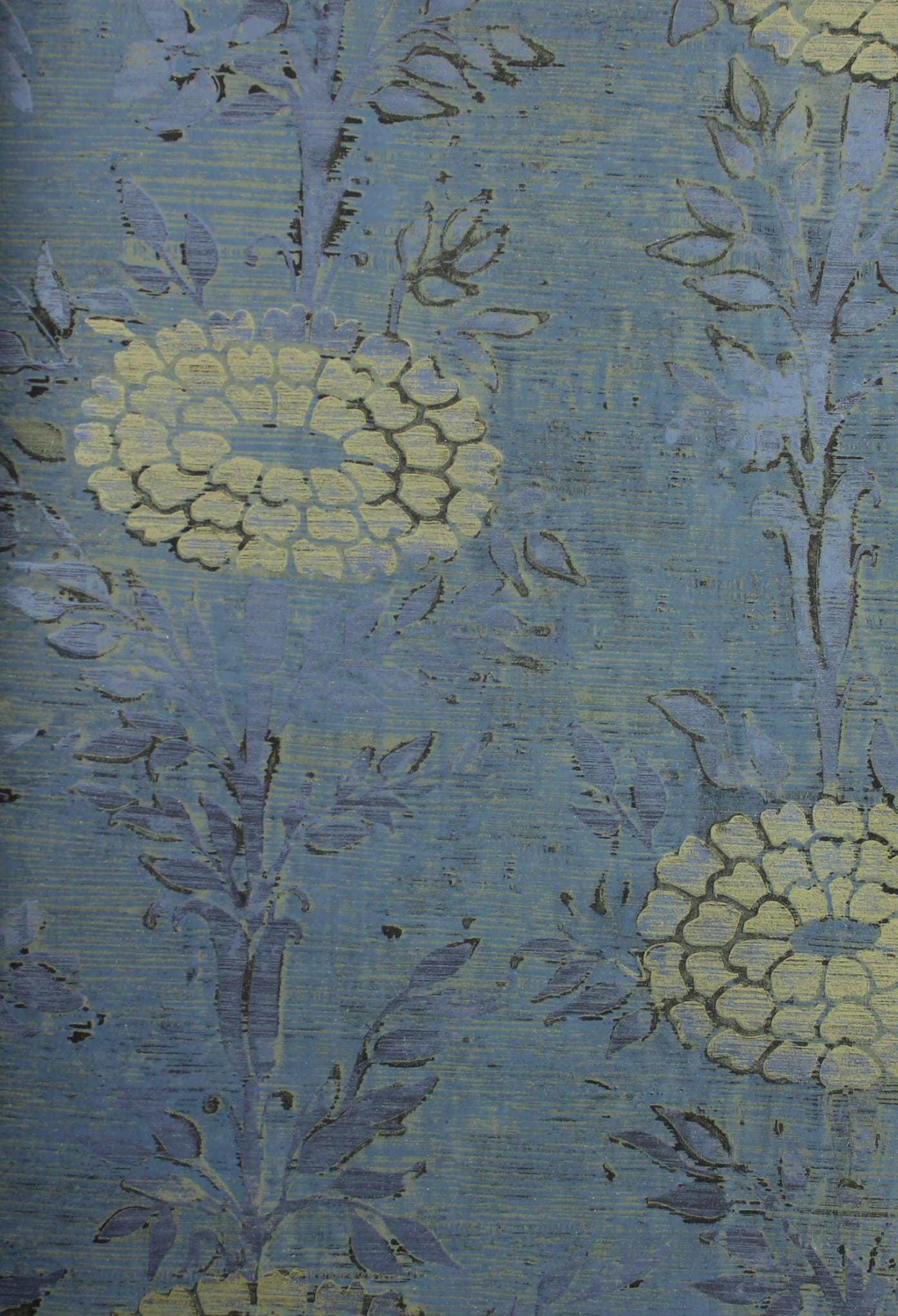 Tapeta w kwiaty vintage York Wallcoverings AF6520 French Marigold Tea Garden