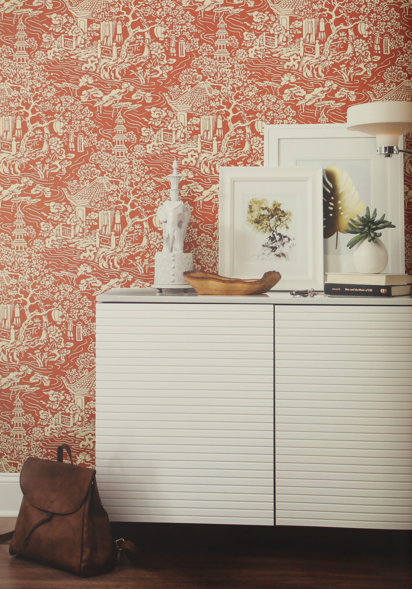 Tapeta orientalna York Wallcoverings AF6575 Chinoiserie Tea Garden