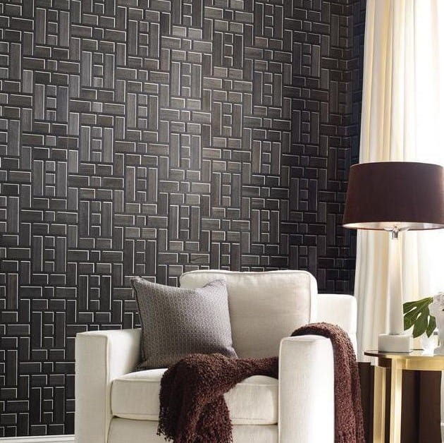 Tapeta York Wallcoverings AF6605 Teahouse Panel Tea Garden