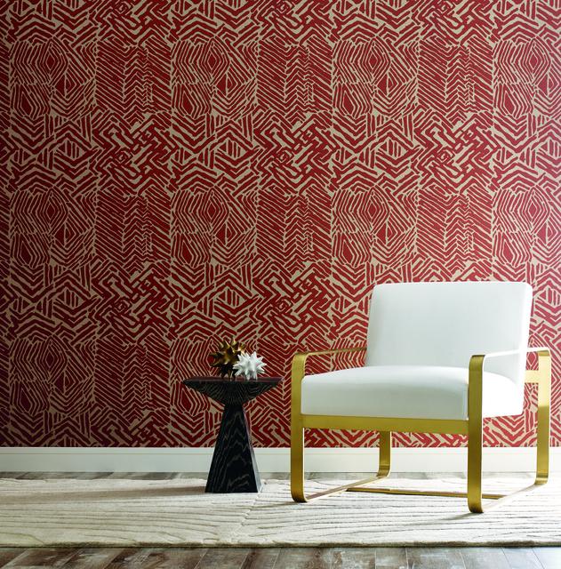 Tapeta York Wallcoverings HC7551 Tribal Print Handcrafted Naturals