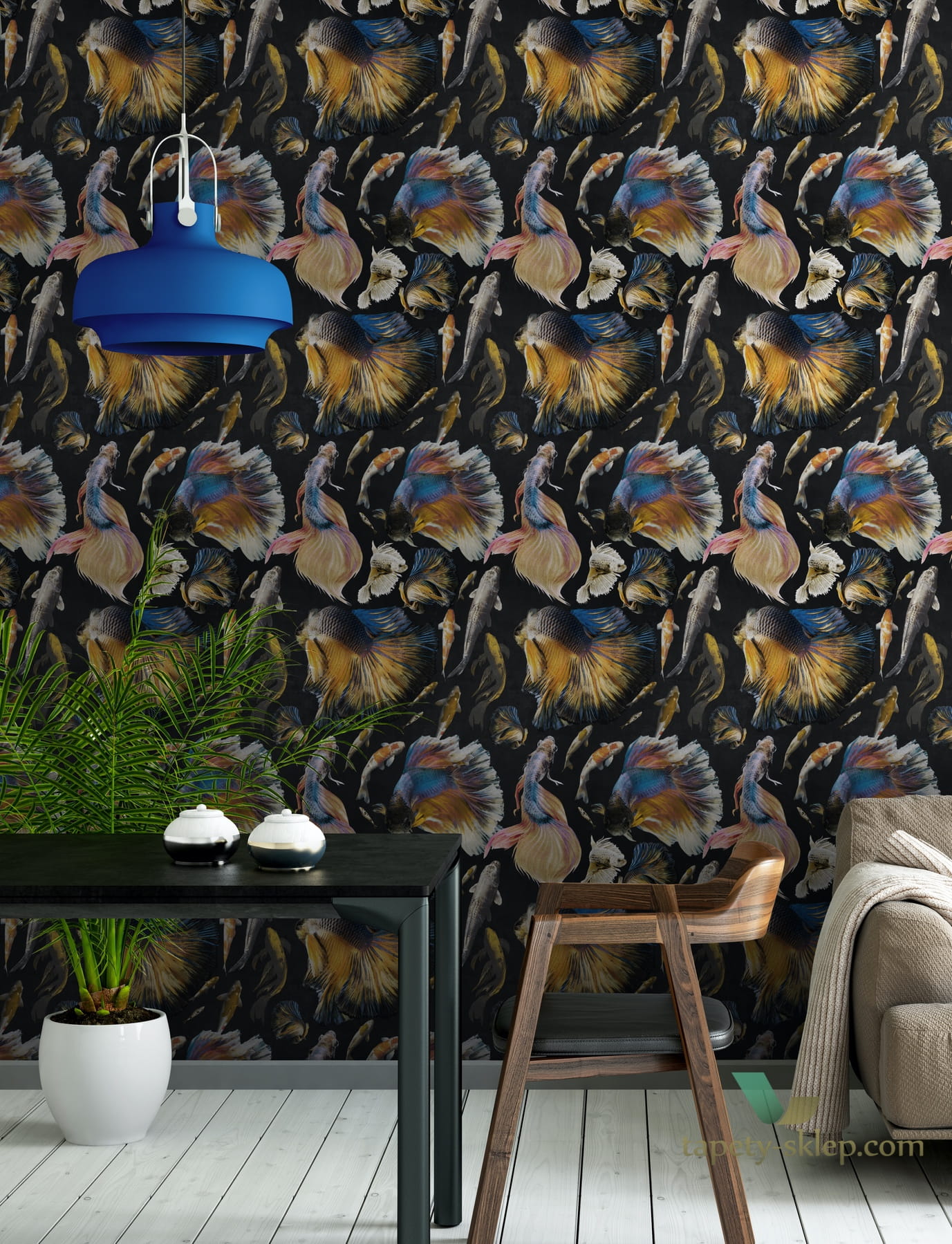 Tapeta Mind the Gap WP20301 Goldfish Anthracite