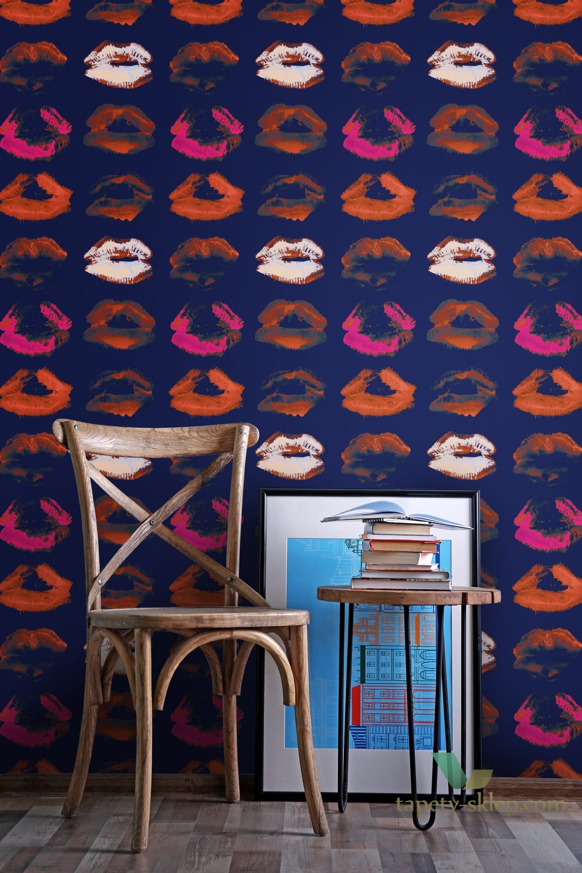 Tapeta Mind the Gap WP20380 Neon Kiss Indigo