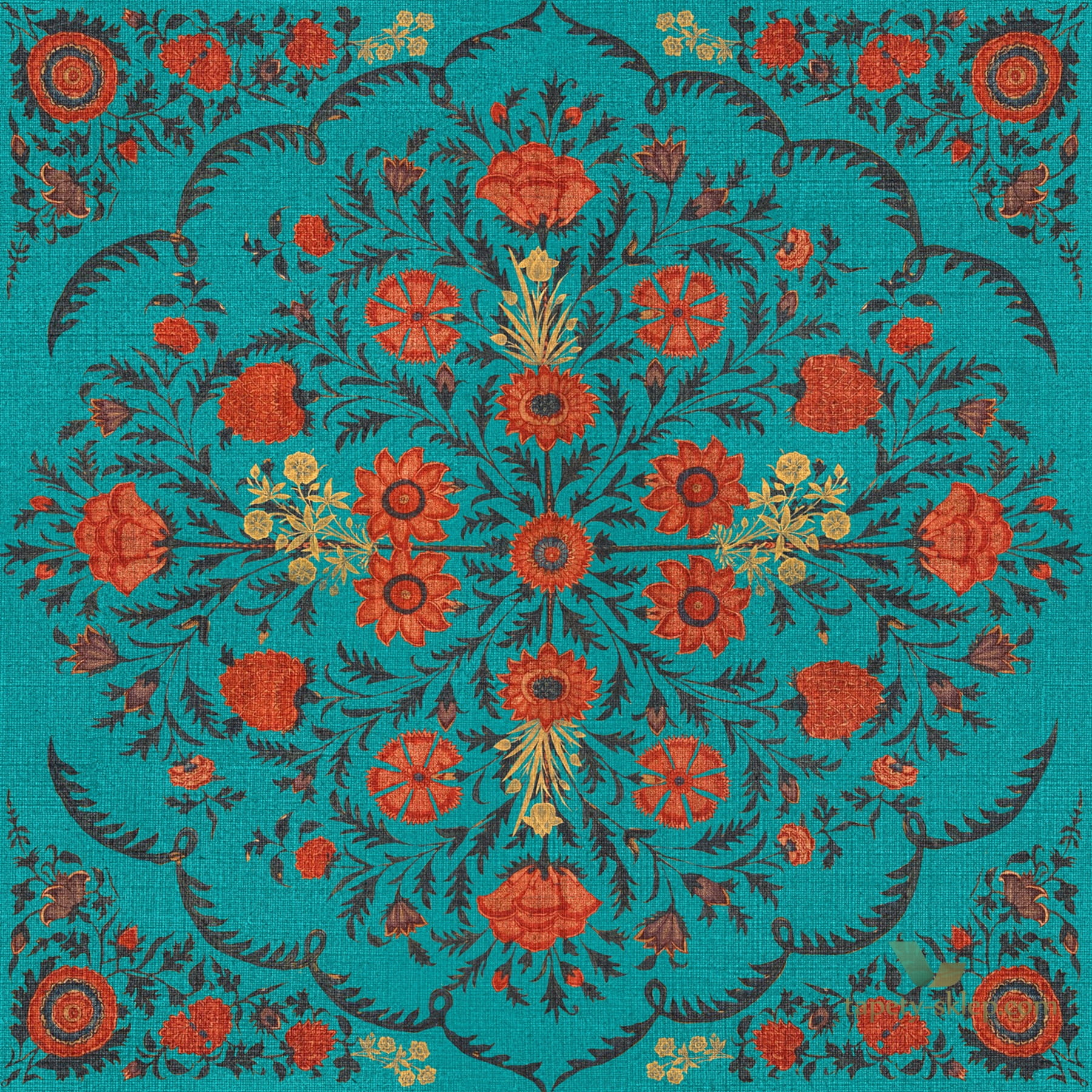 Tapeta Mind the Gap WP20408 Hindu Bloom Topaz