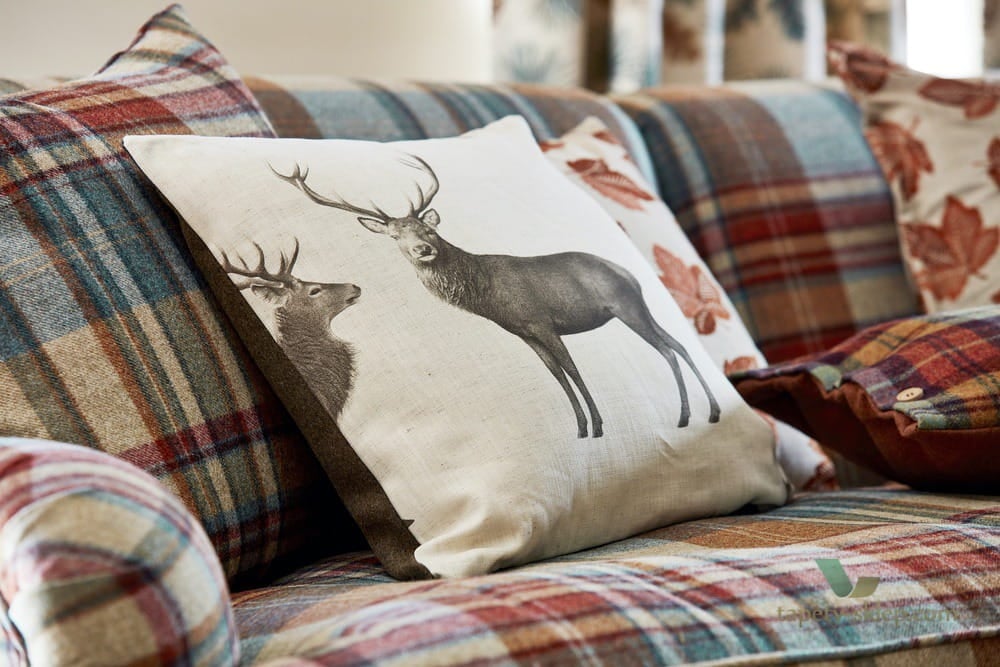 Tapeta jelenie Sanderson 216619 Evesham Deer Elysian