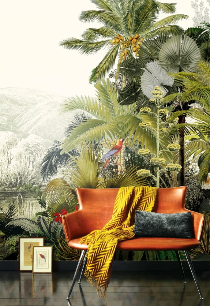Mural dżungla Khroma DG2DIS1013 Discover Oasis Wall Designs II