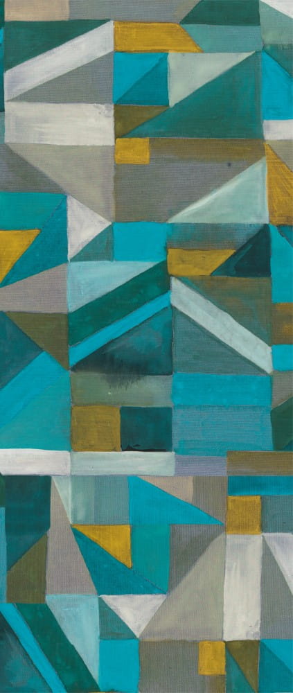 Mural geometryczny Khroma DG2LYR1022 Lyric Blue Wall Designs II