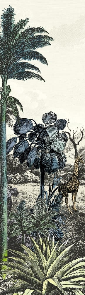 Mural dżungla Khroma DG2SAF1012 Safari Pampas Wall Designs II