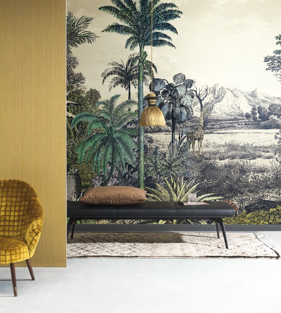 Mural dżungla Khroma DG2SAF1016 Safari Pampas Wall Designs II