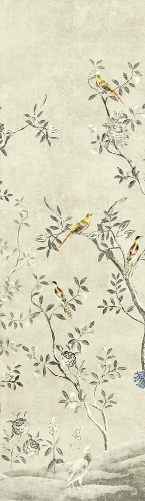 Mural z roślinnym wzorem Khroma DG2VOL1011 Voliere Paloma Wall Designs II