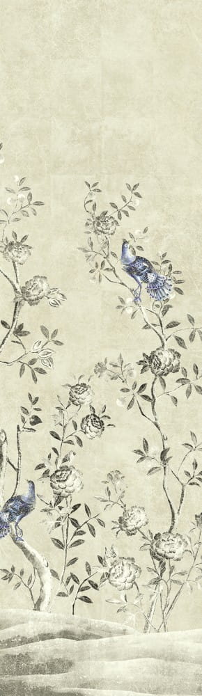 Mural z roślinnym wzorem Khroma DG2VOL1012 Voliere Paloma Wall Designs II