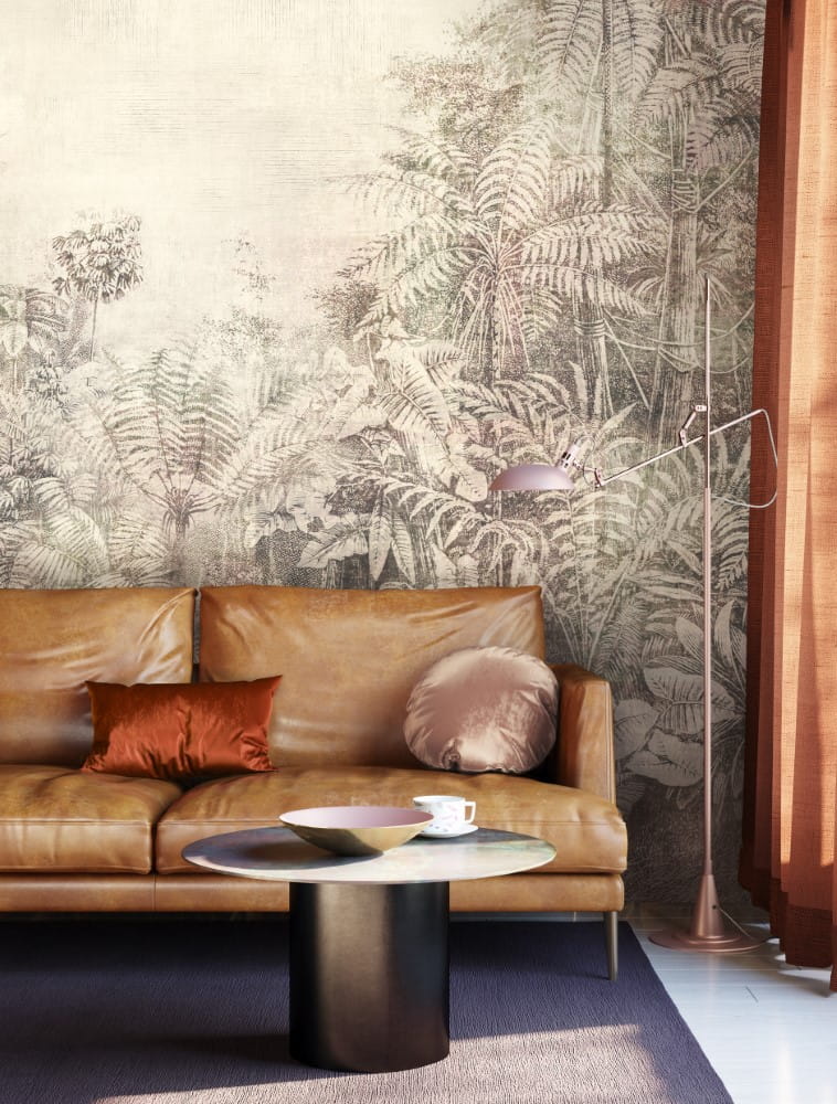 Mural egzotyczny Khroma DGCAB1014 Wander Linen Wall Designs II
