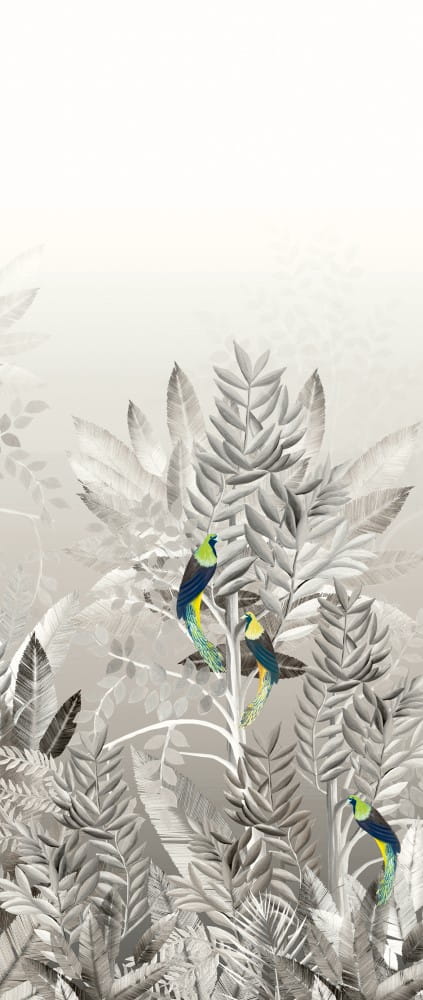 Mural tropikalny Khroma DGTRI1011 Tribute Lunar Wall Designs II
