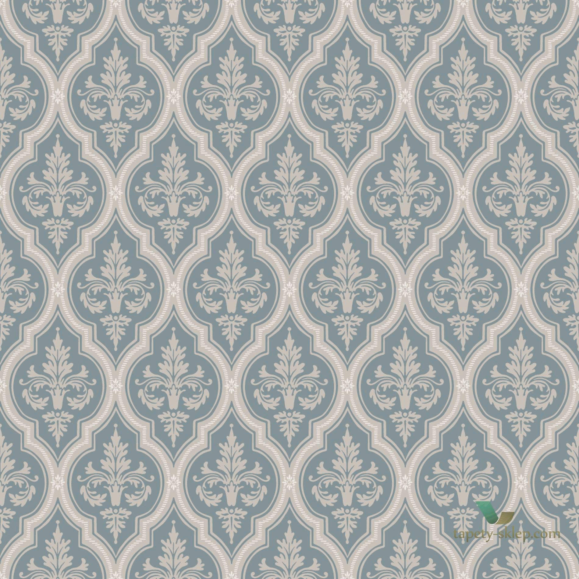 Tapeta Sandberg 829-46 Lillie Indigo-blue Lofstad