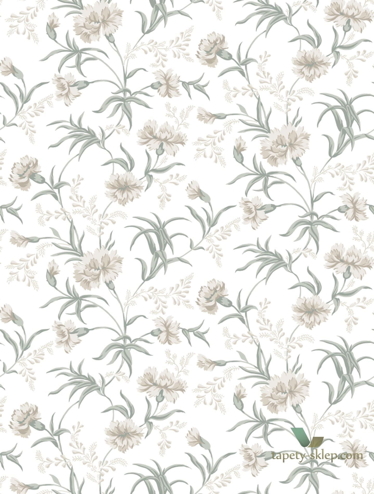 Tapeta Sandberg 832-01 Emilie Spring-green Lofstad