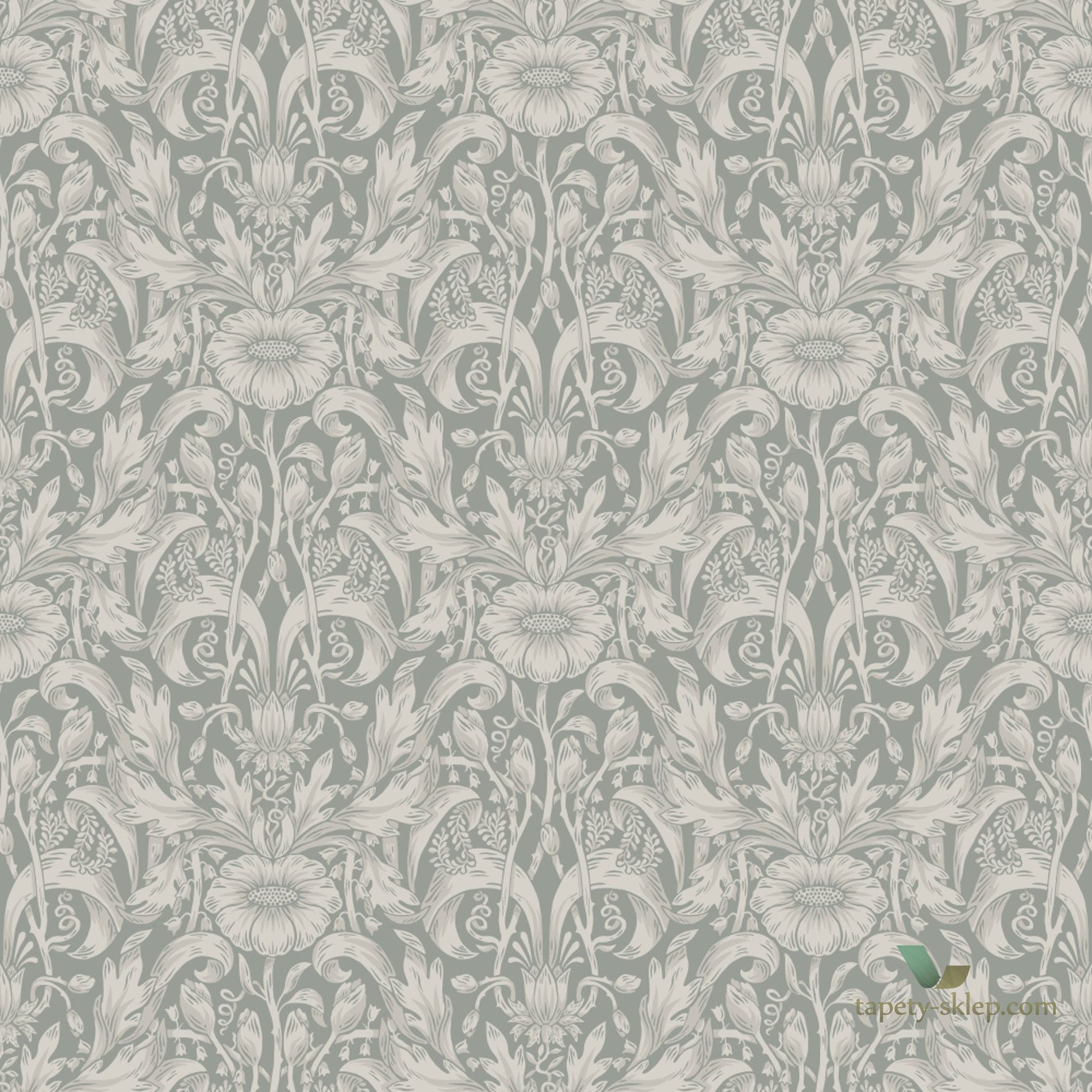 Tapeta Sandberg 835-48 Emil Garden-green Lofstad