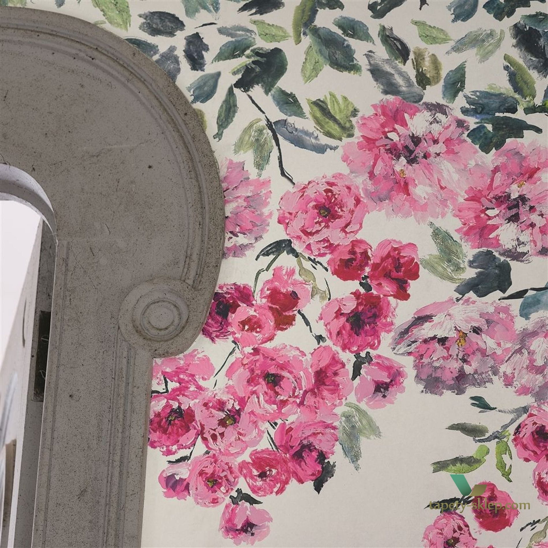 Mural Designers Guild PDG656/01 Trailing Rose