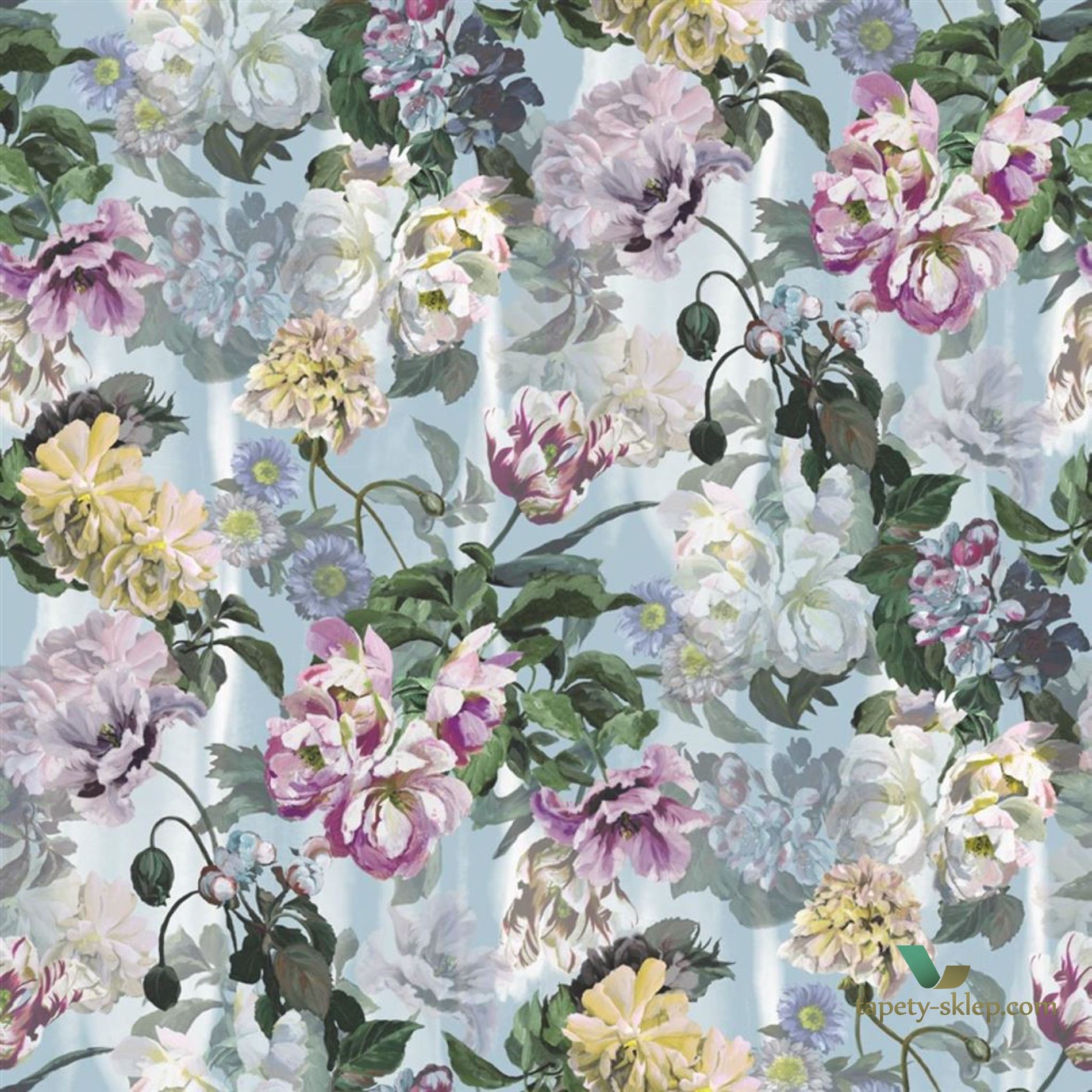 Mural Designers Guild PDG1038/03 Delft Flower Grande
