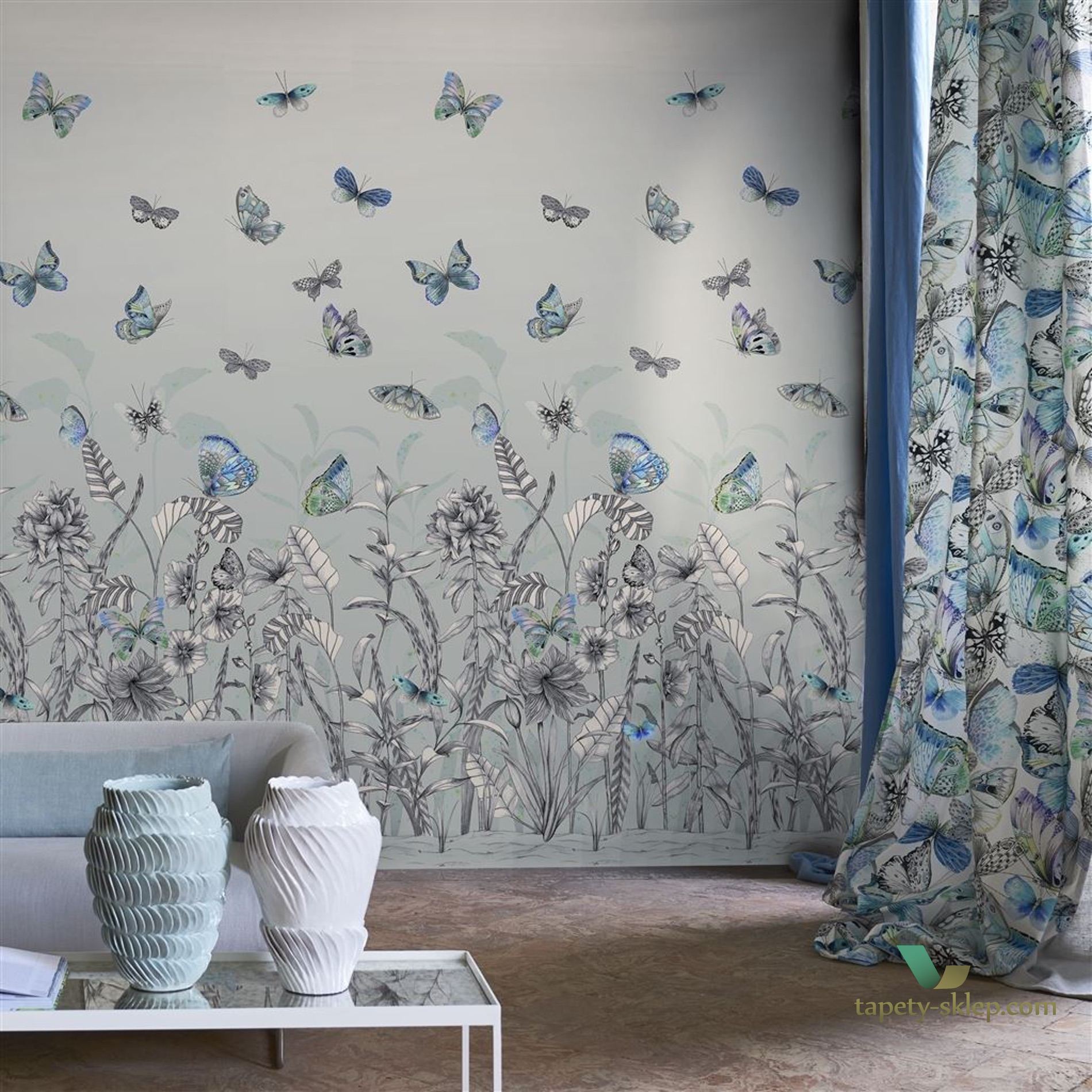 Mural Designers Guild PDG1058/02 Papillons