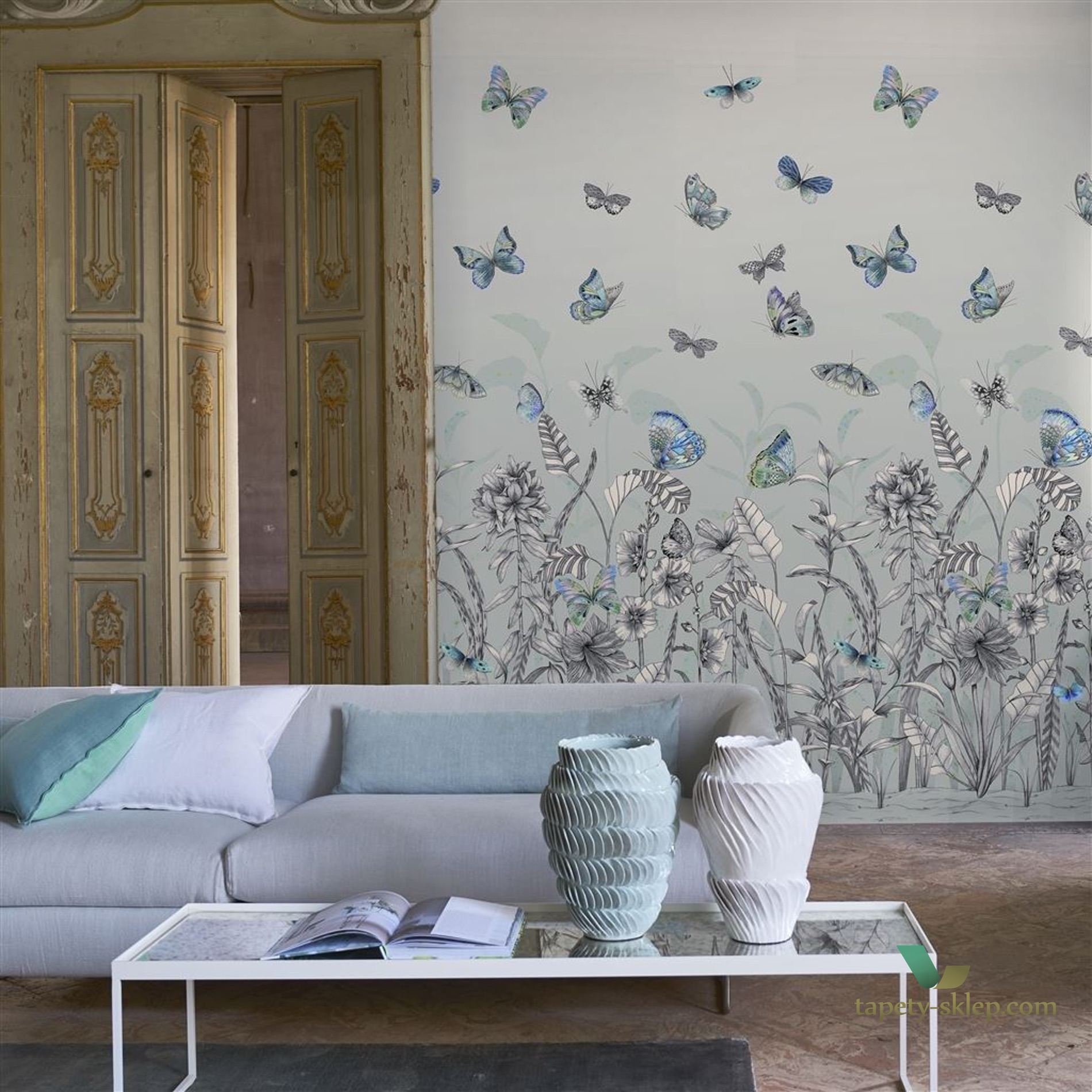 Mural Designers Guild PDG1058/02 Papillons
