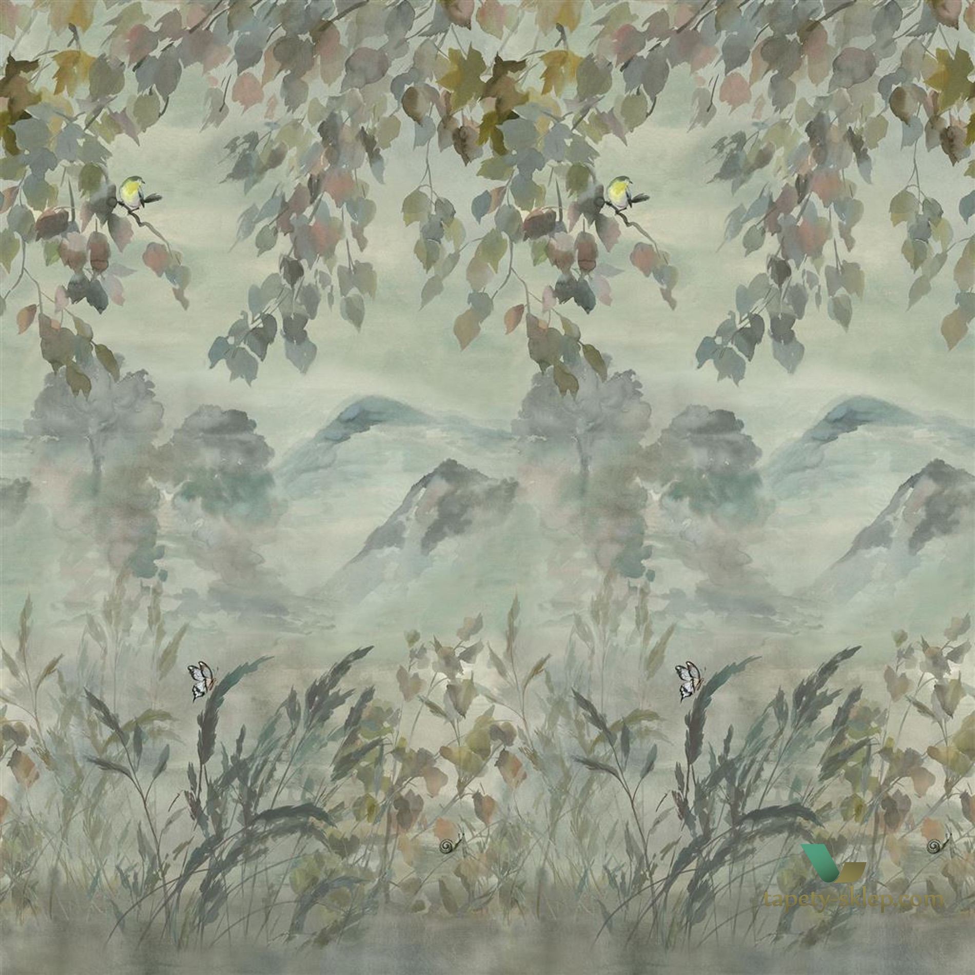 Mural Designers Guild PDG1111/01 Miyako Scene 1