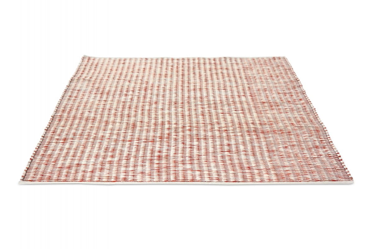 Czerwono Beżowy Dywan Pleciony - GRAIN 013502