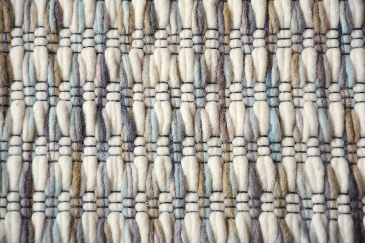 Szaro Niebieski Dywan Pleciony - GRAIN 013505