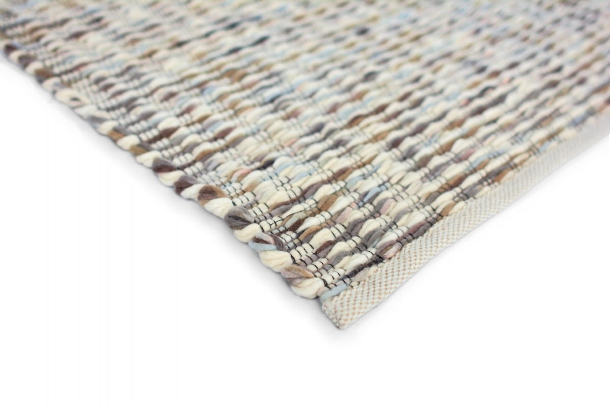 Szaro Niebieski Dywan Pleciony - GRAIN 013505