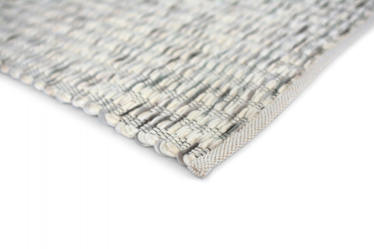 Szaro Miętowy Dywan Pleciony - GRAIN 013504