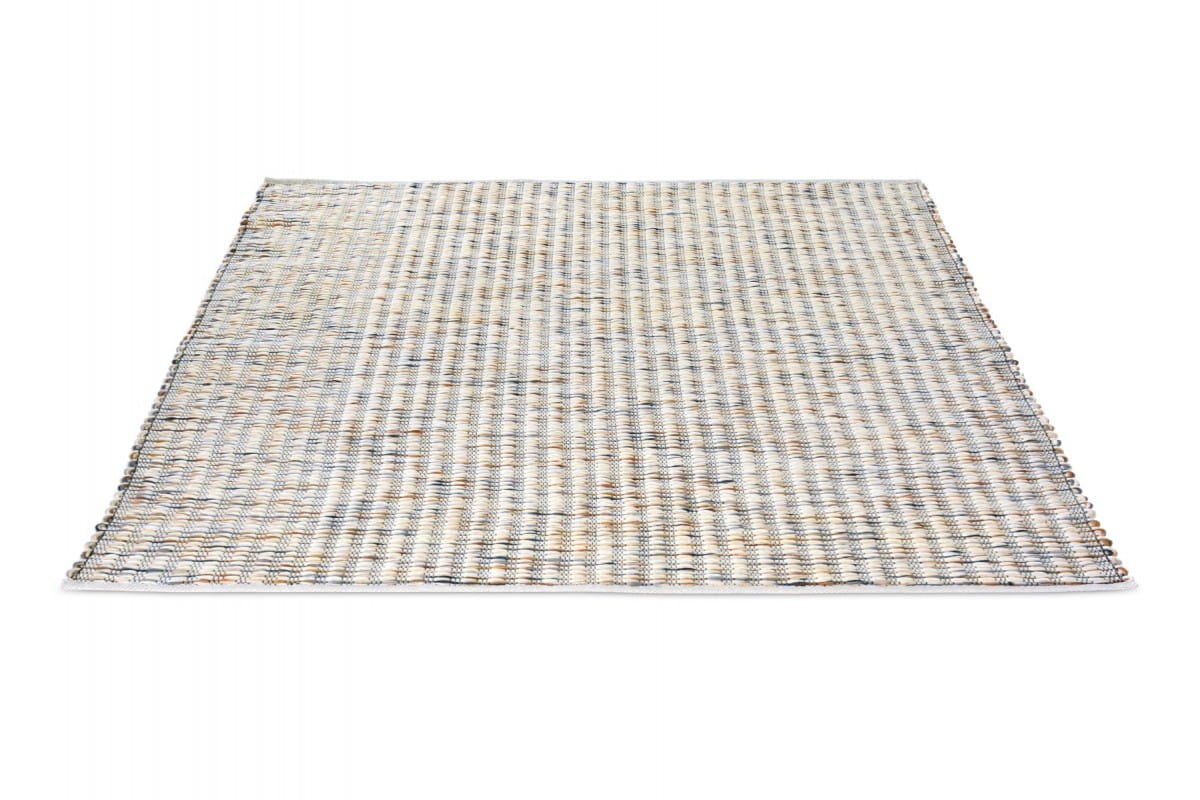 Biało Beżowy Dywan Pleciony - GRAIN 013501