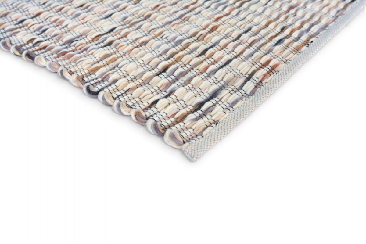 Biało Beżowy Dywan Pleciony - GRAIN 013501