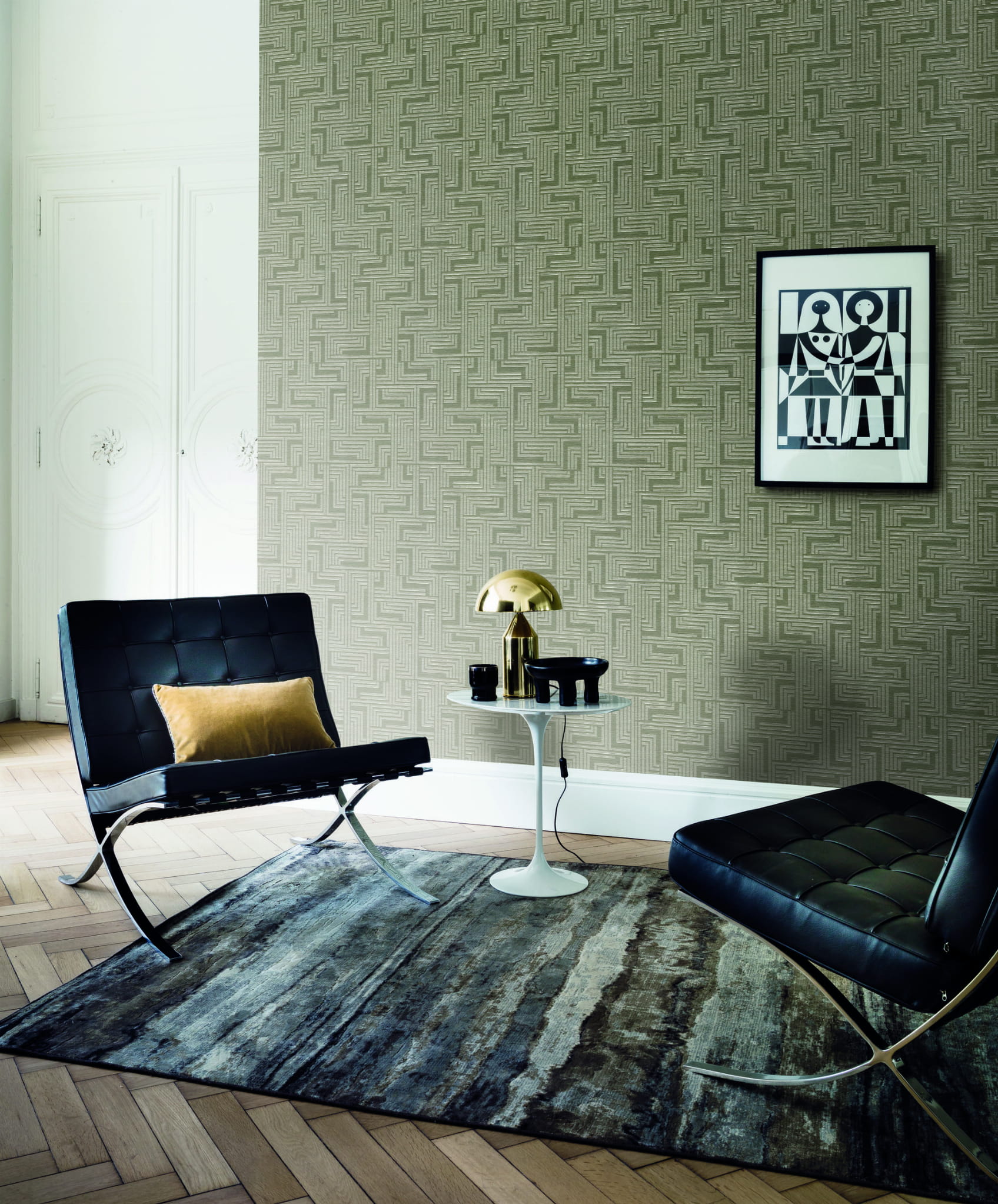 Tapeta Tekstylna Casamance 70610363 Hautefort Amboise