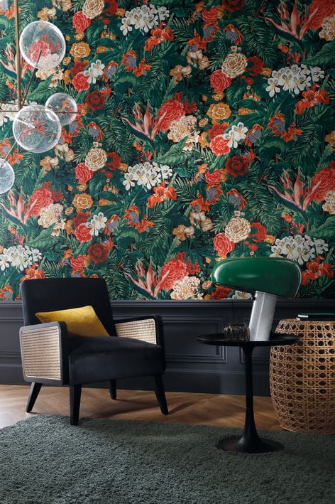 Tapeta Tekstylna Casamance 70671740 Eglantyne Bagatelle