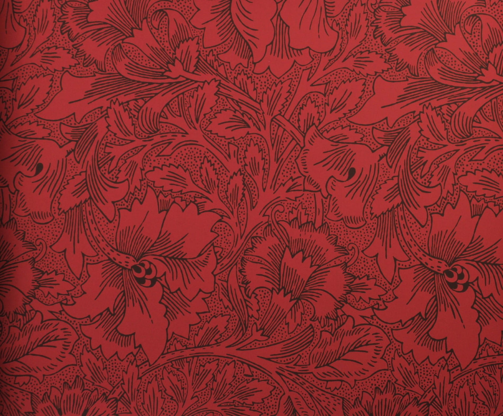 Tapeta Kwiaty Maku Morris & Co. 216956 Poppy The Queen Square Collection