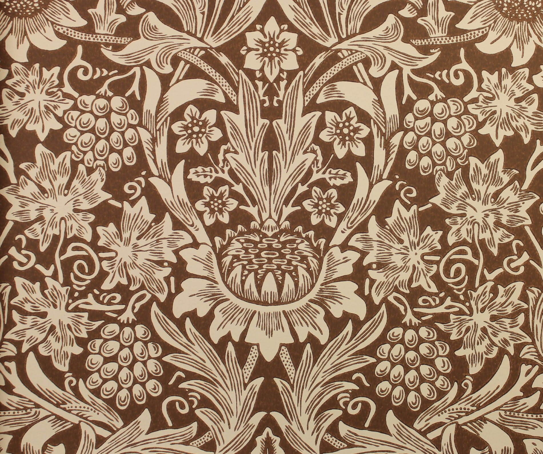 Tapeta Kwiaty Słonecznika Morris & Co. 216961 Sunflower The Queen Square Collection