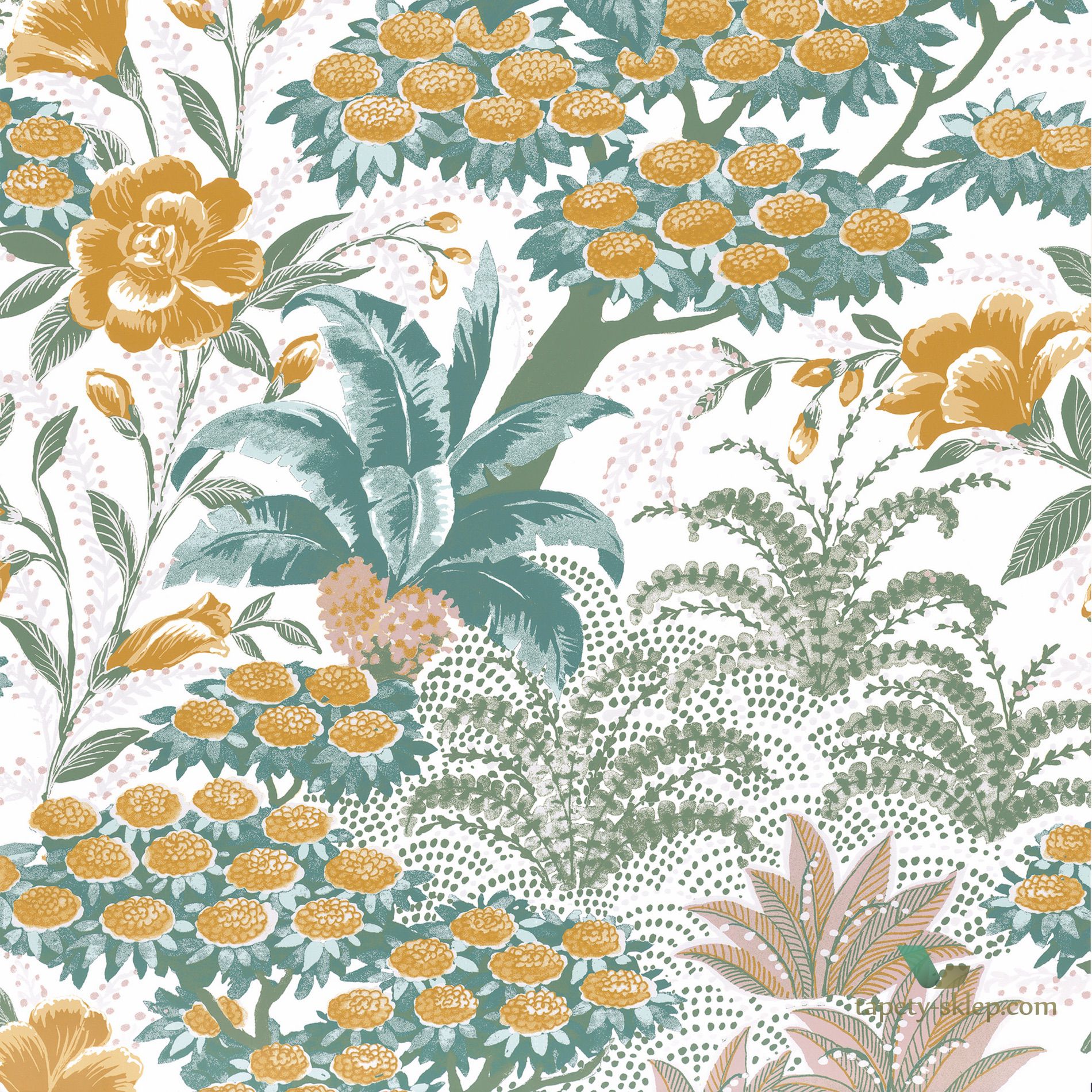 Tapeta Kwiaty Casamance 75080100 Alba Ete Indien