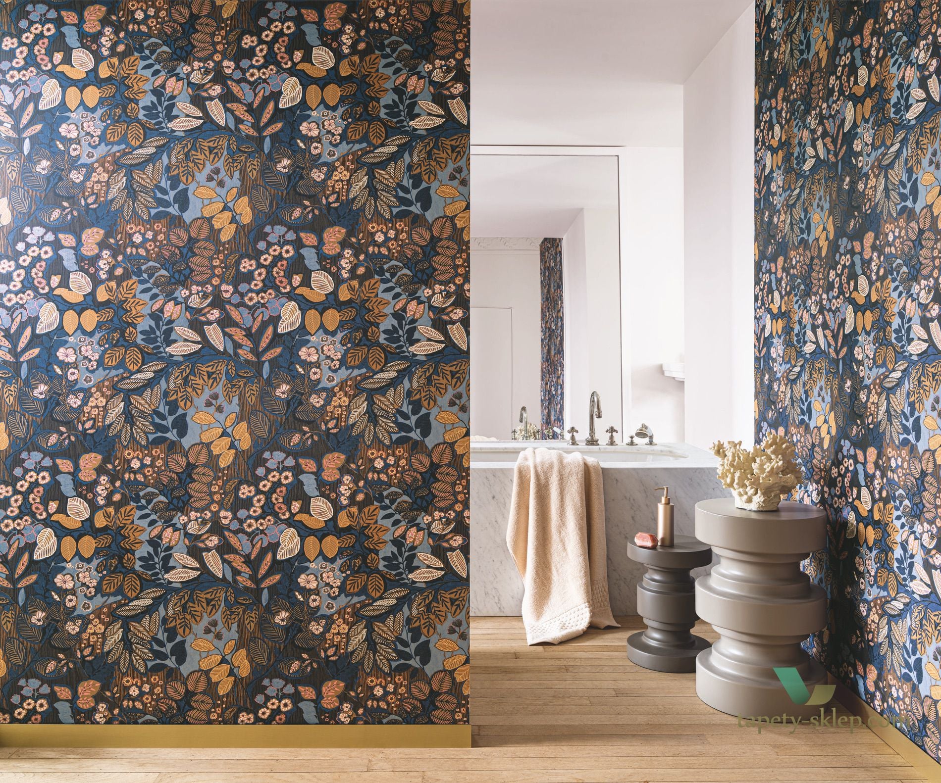Tapeta Botaniczna Casamance 75090712 Belle de nuit Ete Indien