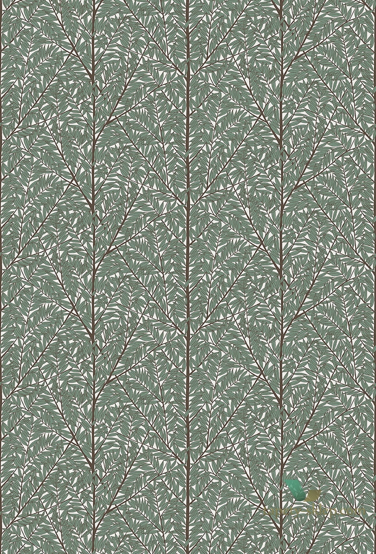 Mural Boras 1956 Viola Garden Korgpil Scandinavian Designers III