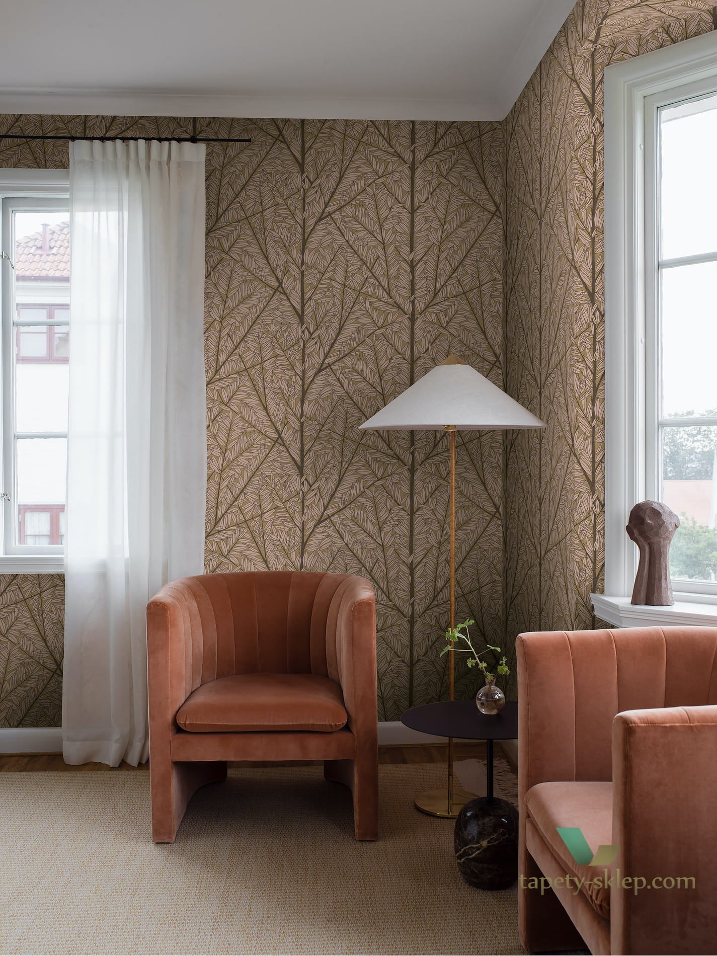 Mural Boras 1957 Viola Garden Korgpil Scandinavian Designers III
