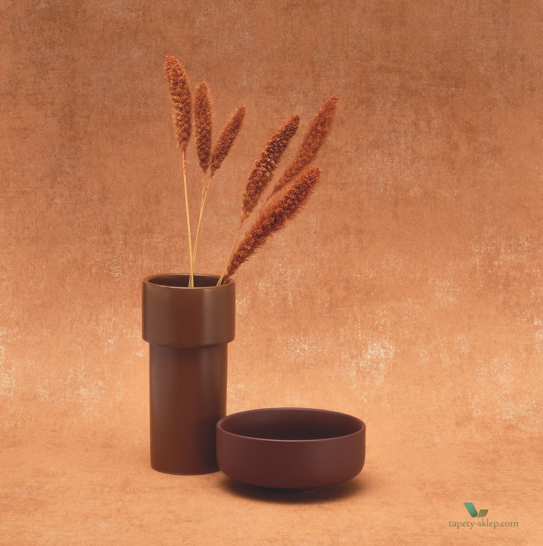Tapeta imitująca beton Casadeco 80835141 Prague Stone