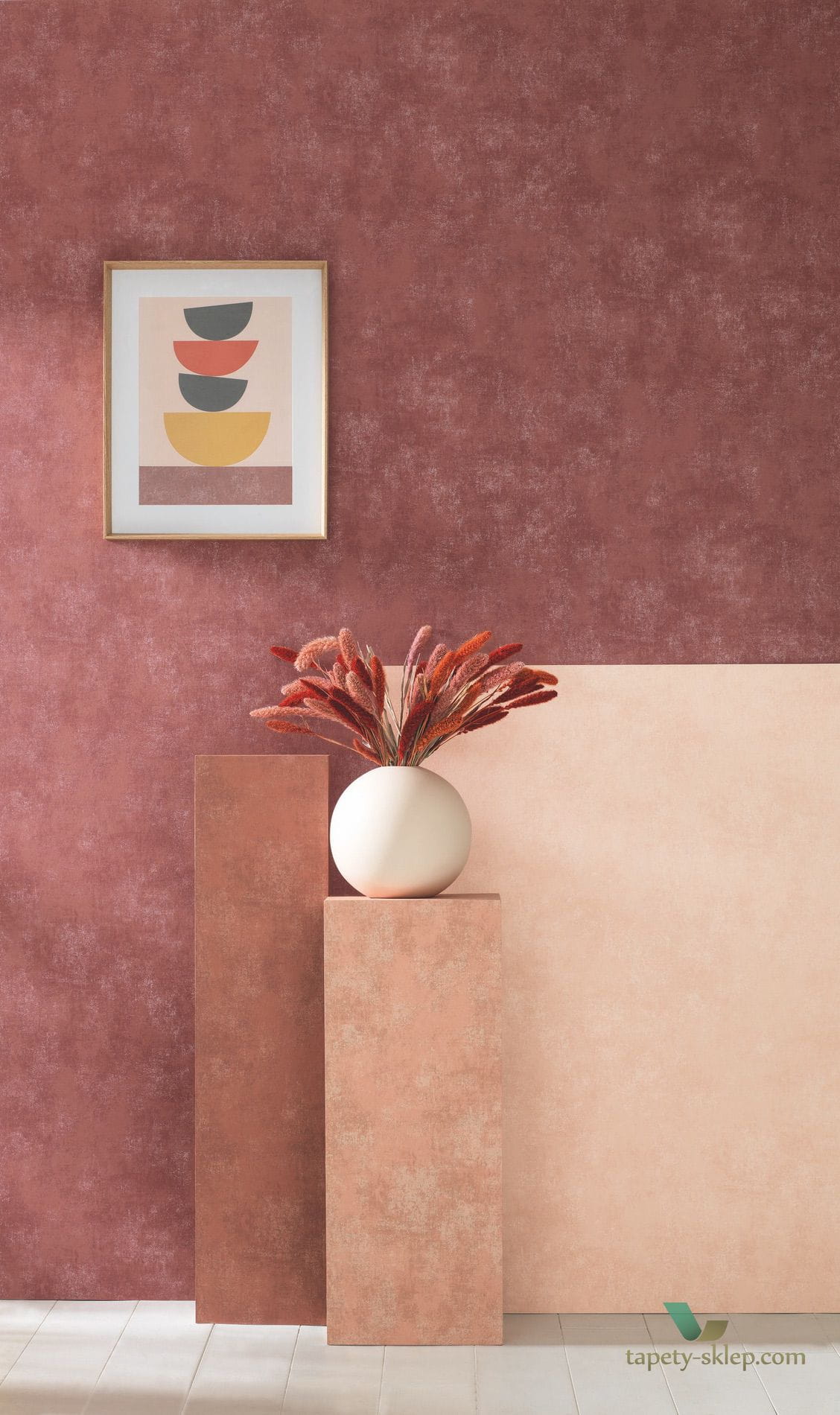 Tapeta imitująca beton Casadeco 80837143 Prague Stone
