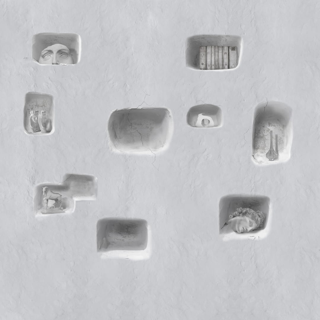 Tapeta Wall&Deco WDCL2101 Cave Library Contemporary 2021