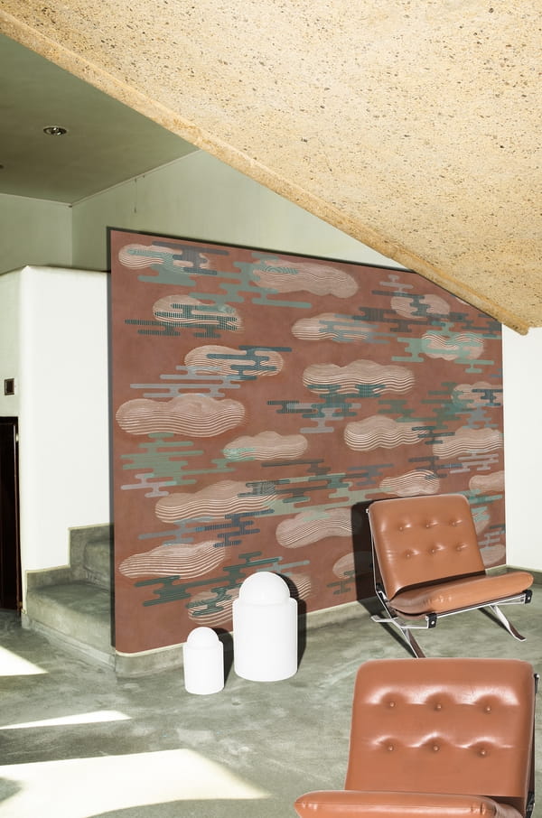 Tapeta Wall&Deco WDNU2102 Nuages De Deux Mondes Contemporary 2021