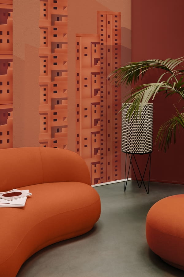 Tapeta Wall&Deco WDTC2102 Terracotta Contemporary 2021