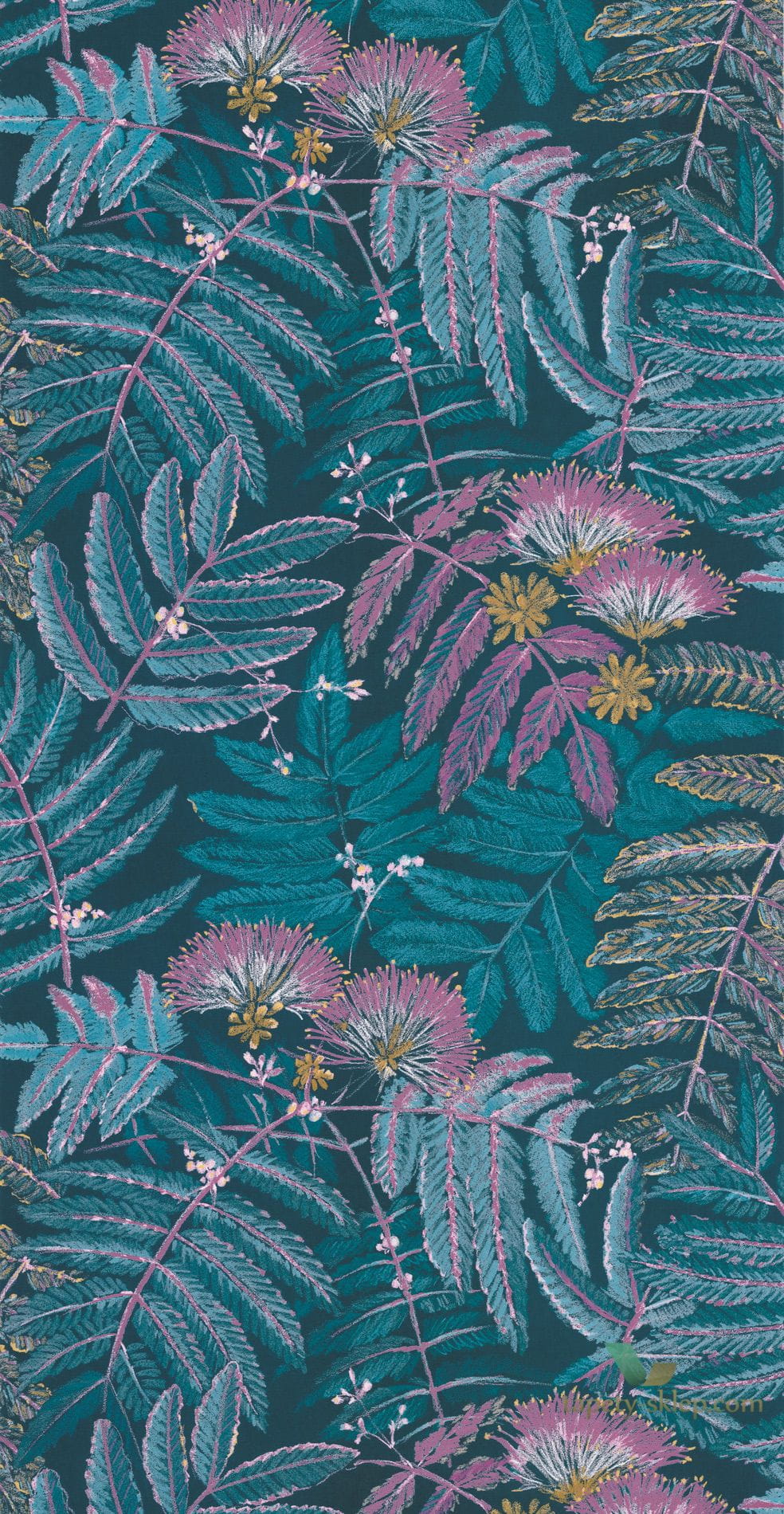 Tapeta Roślinna Casadeco BOTA85896164 Albizia Botanica
