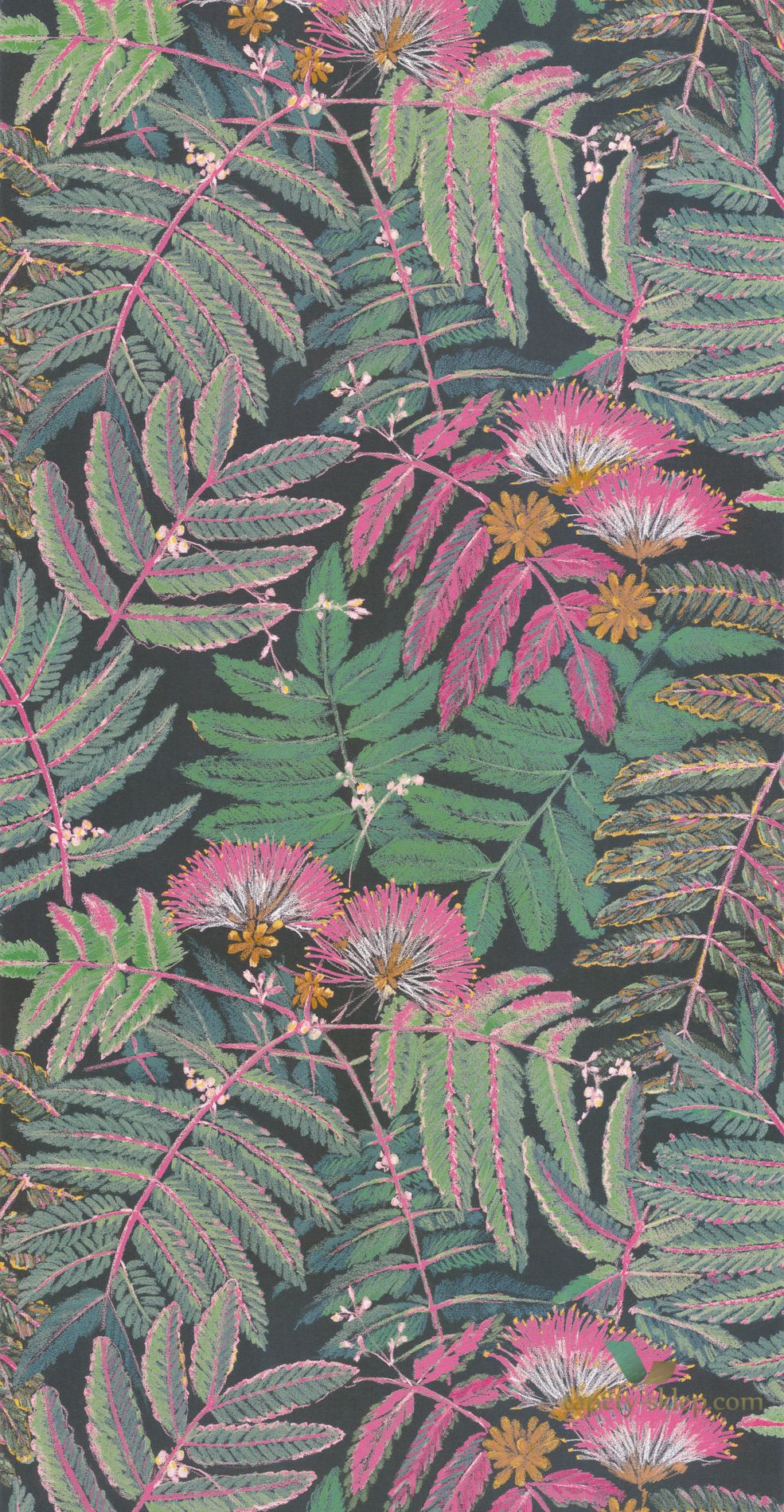 Tapeta Roślinna Casadeco BOTA85897490 Albizia Botanica