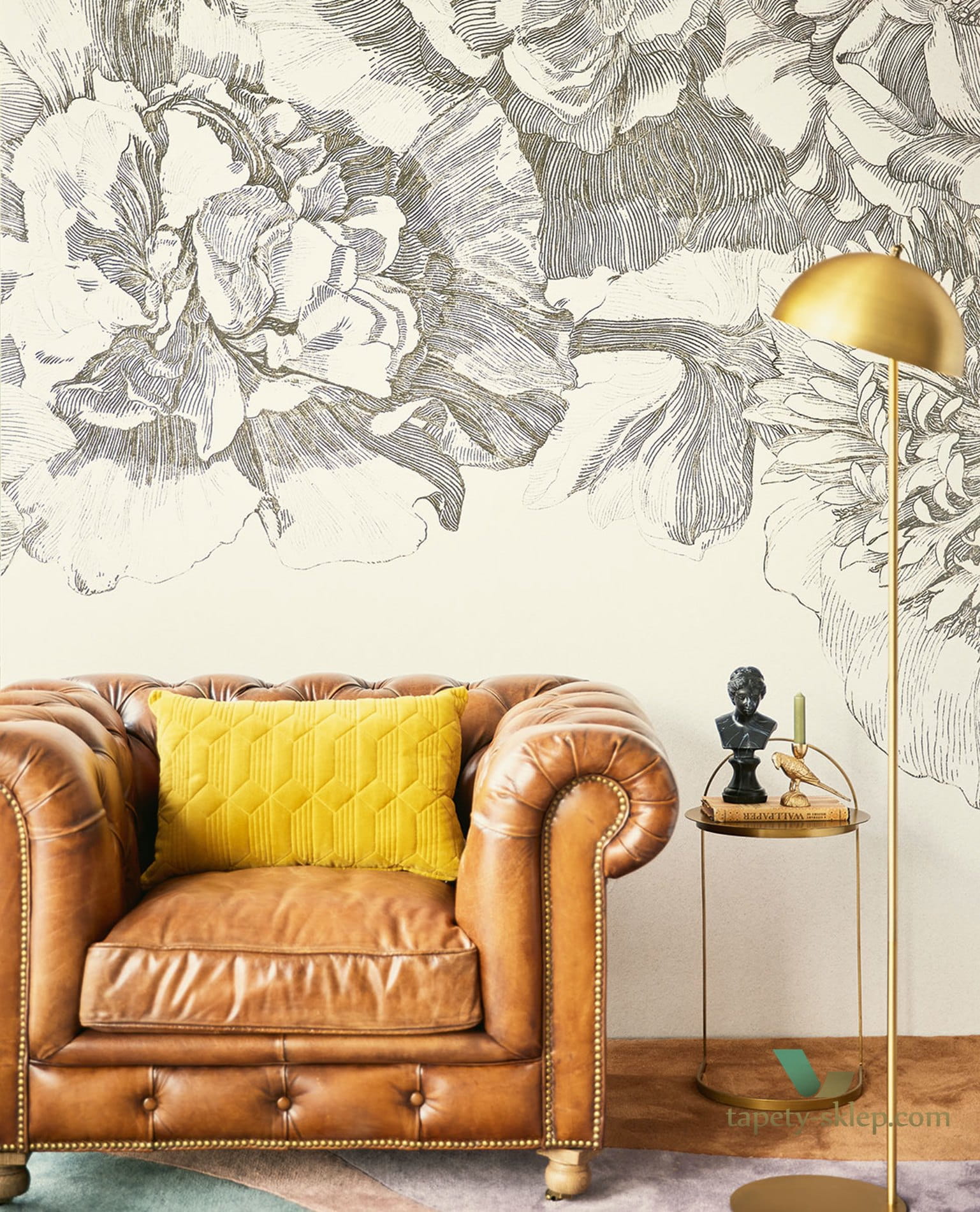 Mural Kwiaty Eijffinger 307404 Flower Fall Museum