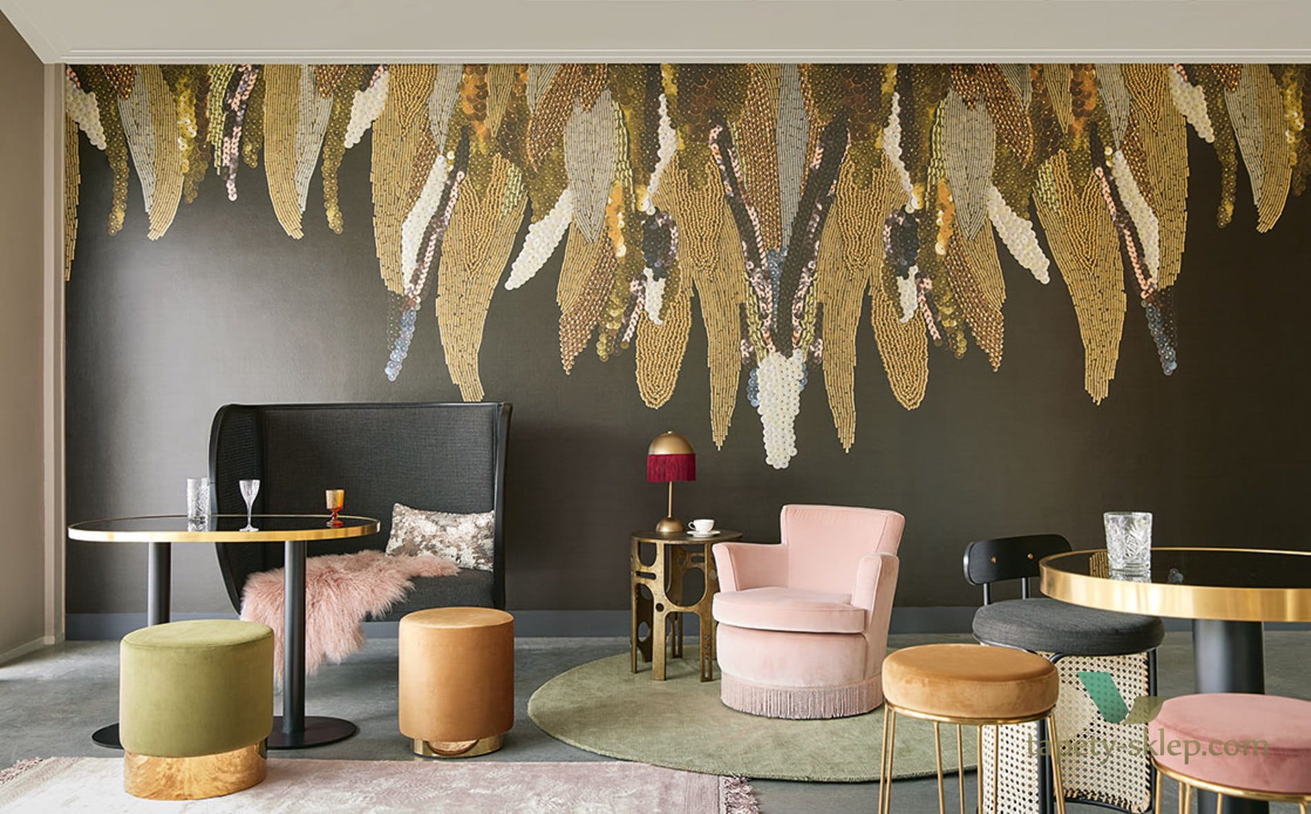 Mural Eijffinger 307406 Fancy Feather Museum
