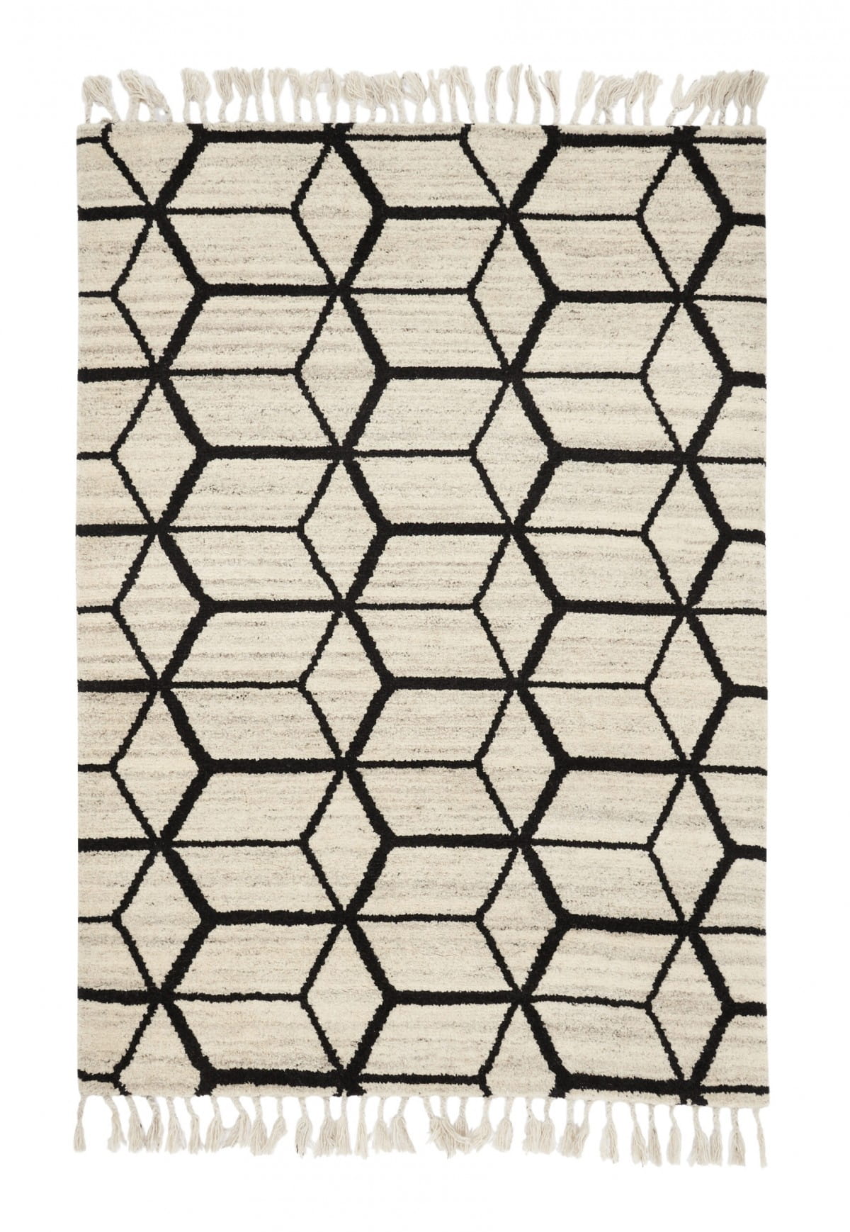 Wełniany dywan z frędzlami  Arabiska Geometrisk 63301 Brink & Campman 